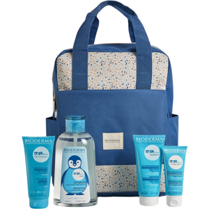 Mochila de maternidade Bioderma ABCDerm - Itens essenciais para o bebê Mochila de maternidade Bioderma ABCDerm - Itens essenciais para o bebê