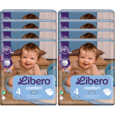 Libero Comfort 4 26 Fraldas Pack 8 unidades Libero Comfort 4 26 Fraldas Pack 8 unidades