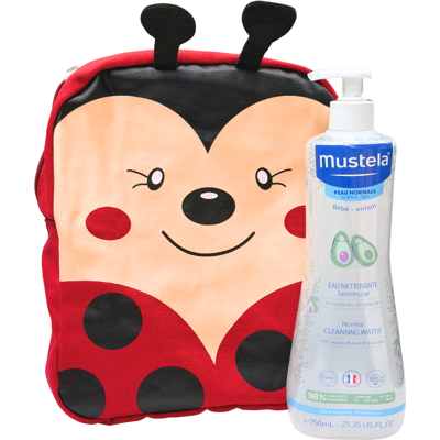 Mustela Água de Limpeza sem Enxaguamento 750ml + Mochila Joaninha Mustela Água de Limpeza sem Enxaguamento 750ml + Mochila Joaninha