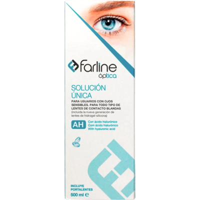 Farline Solução Única para Lentes de Contacto 500ml Farline Solução Única para Lentes de Contacto 500ml