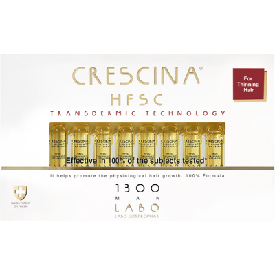 Crescina Crescina HFSC 1300 Homens - Tratamento de crescimento capilar Crescina Crescina HFSC 1300 Homens - Tratamento de crescimento capilar