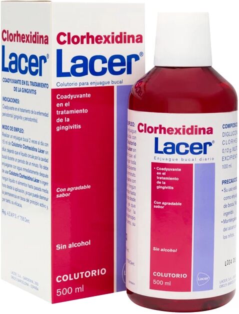 Lacer Clorohexidina Colutório 500ml