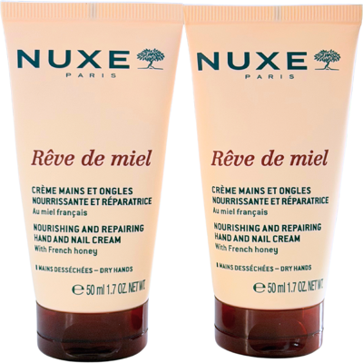 Nuxe Rêve de Miel Creme de Mãos e Unhas 2x50ml Nuxe Rêve de Miel Creme de Mãos e Unhas 2x50ml