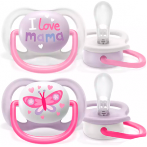 Philips Avent Chupetas Ultra Air Happy 0-6M Rosa Philips Avent Chupetas Ultra Air Happy 0-6M Rosa
