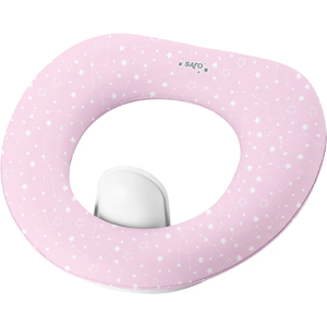 Redutor de Vaso Saro macio - Rosa - 12m+ - Redutor de vaso Redutor de Vaso Saro macio - Rosa - 12m+ - Redutor de vaso