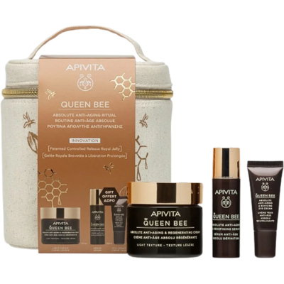 Apivita Rotina Queen Bee Antienvelhecimento Textura Ligeira Pack Apivita Rotina Queen Bee Antienvelhecimento Textura Ligeira Pack