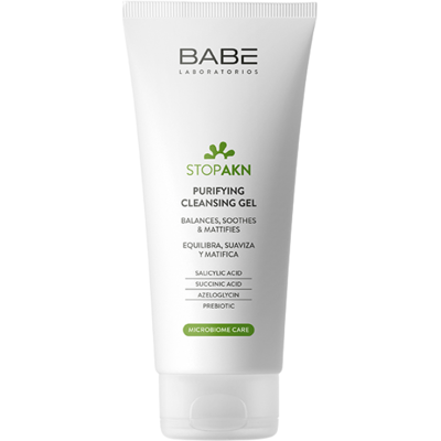 Babé Stop AKN Gel de Limpeza Purificante - Gel de limpeza para a pele Babé Stop AKN Gel de Limpeza Purificante - Gel de limpeza para a pele