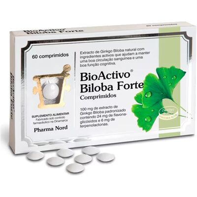 Pharma Nord Ginkgo Biloba Forte - 100 MG X 60 - Suplemento alimentar Pharma Nord Ginkgo Biloba Forte - 100 MG X 60 - Suplemento alimentar