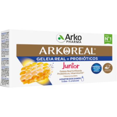 Arkopharma Arkoreal Geleia Real + Probióticos Junior 5 unidades Arkopharma Arkoreal Geleia Real + Probióticos Junior 5 unidades