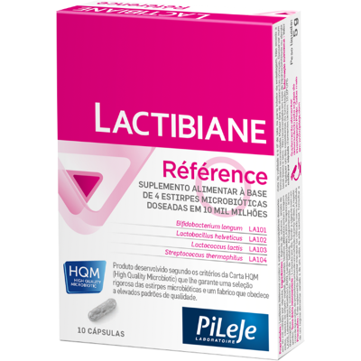 Pileje Lactibiane Reference 10U - Suplemento probiótico avançado para a saúde do intestino Pileje Lactibiane Reference 10U - Suplemento probiótico avançado para a saúde do intestino