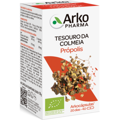Arkopharma Arkocapsule Própolis - Suplemento alimentar Arkopharma Arkocapsule Própolis - Suplemento alimentar