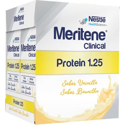 Nestle Meritene Clinical Protein 1.25 Baunilha 4x200ml Nestle Meritene Clinical Protein 1.25 Baunilha 4x200ml