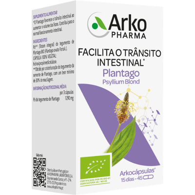 Arkopharma Arkocápsulas Plantago 45 cápsulas Arkopharma Arkocápsulas Plantago 45 cápsulas