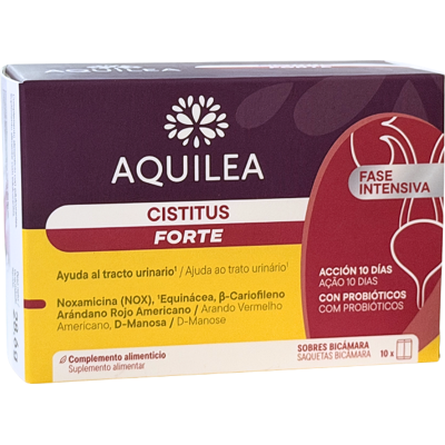 Aquilea Cistitus Forte 10 saquetas bicâmara Aquilea Cistitus Forte 10 saquetas bicâmara