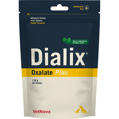 Vetnova Dialix Oxalato Plus 30 comprimidos mastigáveis Vetnova Dialix Oxalato Plus 30 comprimidos mastigáveis
