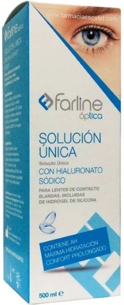 Farline Solução Única para Lentes de Contacto 500ml