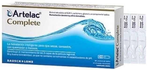 Artelac Complete Colírio Monodoses 30x0,5ml