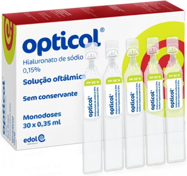 Edol Opticol Solução Oftálmica Unidoses 30x0,35ml