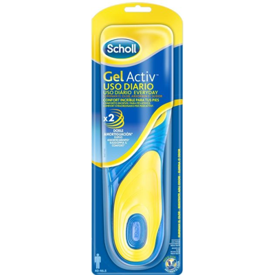 Scholl Gelactiv Palmilhas Uso Diário Homem 40-46.5 2 unidades Scholl Gelactiv Palmilhas Uso Diário Homem 40-46.5 2 unidades