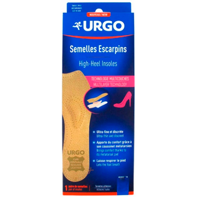 Urgo Palmilha para Sapatos Salto Alto 36-38 Urgo Palmilha para Sapatos Salto Alto 36-38