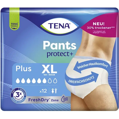 Tena Pants Protect+ Plus XL 12 unidades Tena Pants Protect+ Plus XL 12 unidades