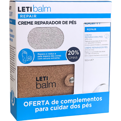 Letibalm Repair Creme Reparador Pés 100ml + Complementos de Cuidado Pack Letibalm Repair Creme Reparador Pés 100ml + Complementos de Cuidado Pack