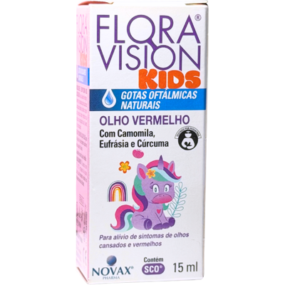 Novax Pharma Floravision Kids Olho Vermelho Gotas Oftálmicas 15ml Novax Pharma Floravision Kids Olho Vermelho Gotas Oftálmicas 15ml