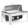 Rechaud para buffet - GN 1/1 - Royal Catering - 8,5 l - 2 recipientes para combustível - tampa roll top RCCD-RT4_9L