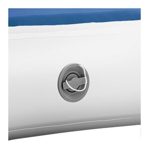 Gymrex Tapete de ginástica inflável - Airtrack - 300 x 200 x 20 cm - azul-branco GR-ATM8