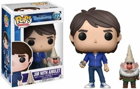 Funko Figura Pop! Vinyl Trollhunters Jim with amulet and gnome Exc