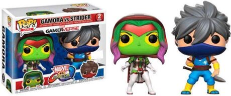 Funko Pack 2 Figuras POP! Capcom vs Marvel Gamora vs Strider