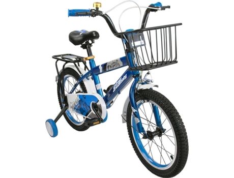 Airel Bicicleta com Cesto (Idade Minima: 4 anos - 16'' - Azul)