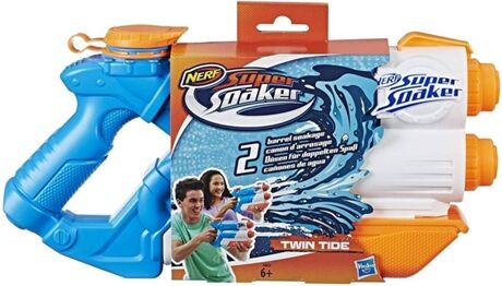 Nerf Pistola de Água Super Soaker Twin Tide