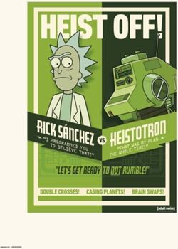 Rick And Morty Poster RICK & MORTY P30X40CM0411 Rick & Morty Season 4 Heist Off (30 x 40 cm)