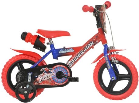 Dino Bikes Bicicleta Spiderman Azul e Vermelha