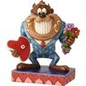 Enesco Figura de Ação Diabo de Tasmânia encontro romântico Looney Tunes (Idade Recomendada: 10 anos - 12 cm)