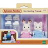 Sylvanian Families Conjunto de Figuras Skaters amigas