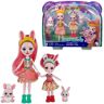 Enchantimals &nbsp; Irmãs Bree e Bedelia Bunny com animais de estimação