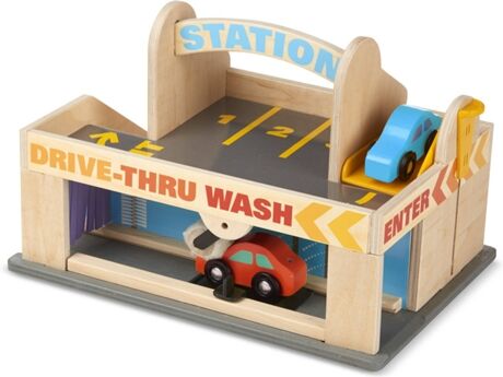 Melissa & Doug Conjunto de Brinquedos Service Station Parking Garage