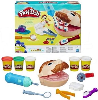 Play-Doh Conjunto de Plasticina HASBRO Playdoh Dentista Engraçado