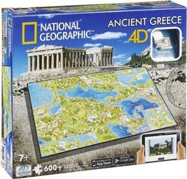 4d Cityscape Puzzle Ancient Greece (600 Peças)