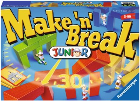 Ravensburger Jogo de Tabuleiro Make 'n' Break Junior (Idade Mínima: 5)