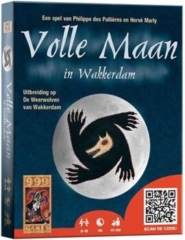 999 Games Expansão Jogo de Tabuleiro De Weerwolven van Wakkerdam: Volle Maan in Wakkerdam (Idade Mínima: 10 - Holandês)