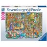 Ravensburger Puzzle RAVENSBURGUER Une Nuit a la Biblio (Idade Mínima: 12 Anos - 1000 Peças)