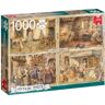 Jumbo Puzzle Anton Pieck: Baker from the 19th Century (1000 Peças)