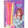 Topmodel Doodle Book Neon com Conjunto de Tigela