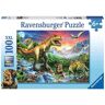 Ravensburger Puzzle RAVENSBURGUER Tempo dos Dinossauros (100 Peças)