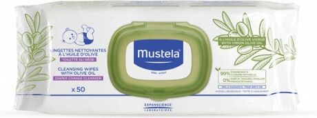 Mustela Toalhitas de Limpeza Hidratantes 50un.