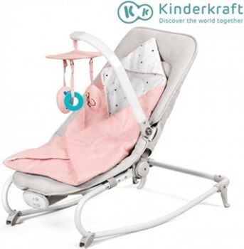 Kinderkraft Espreguiçadeira FELIO Rosa