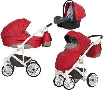 Expander Carrinho de Bebé Individual Xenon + Kite Isofix Ready Scarlet